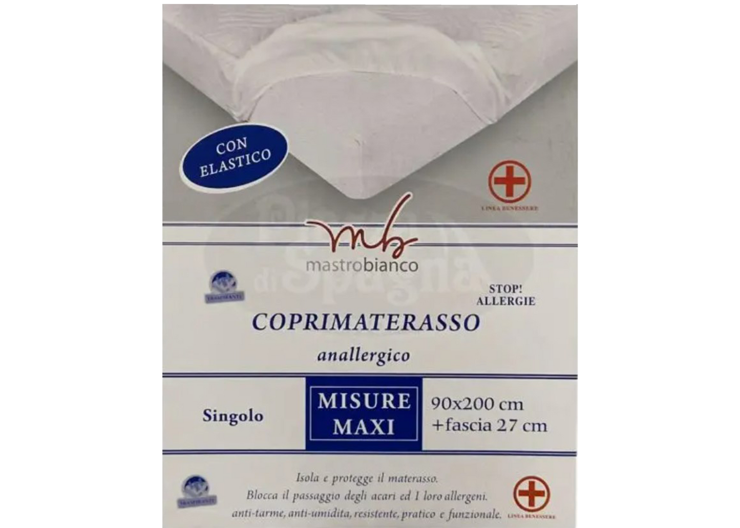 Copri materasso Anallergico con elastico - EuroBiancheria