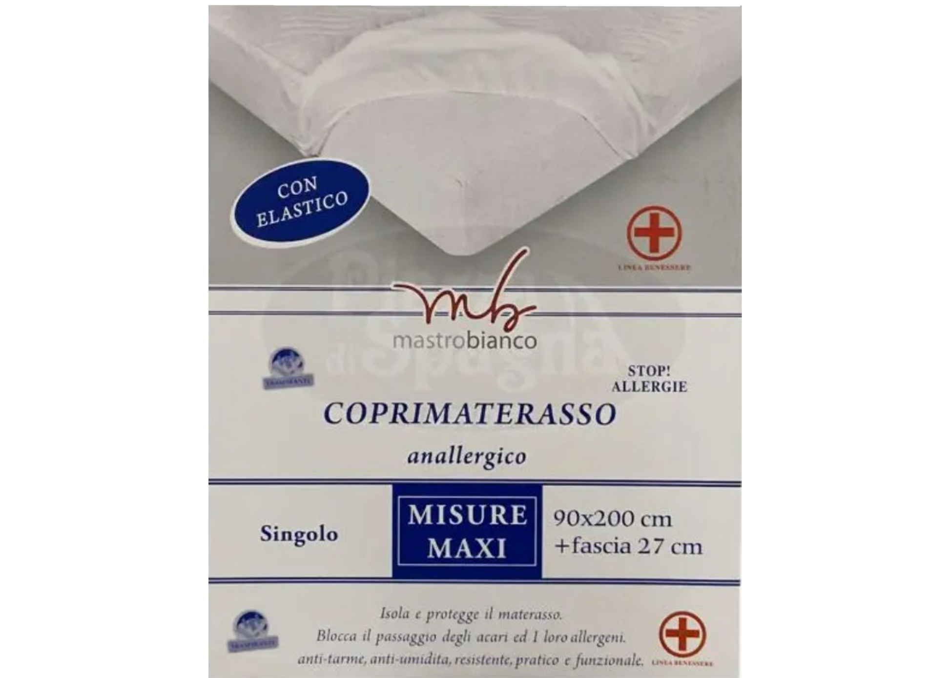 Copri materasso Anallergico con elastico - EuroBiancheria